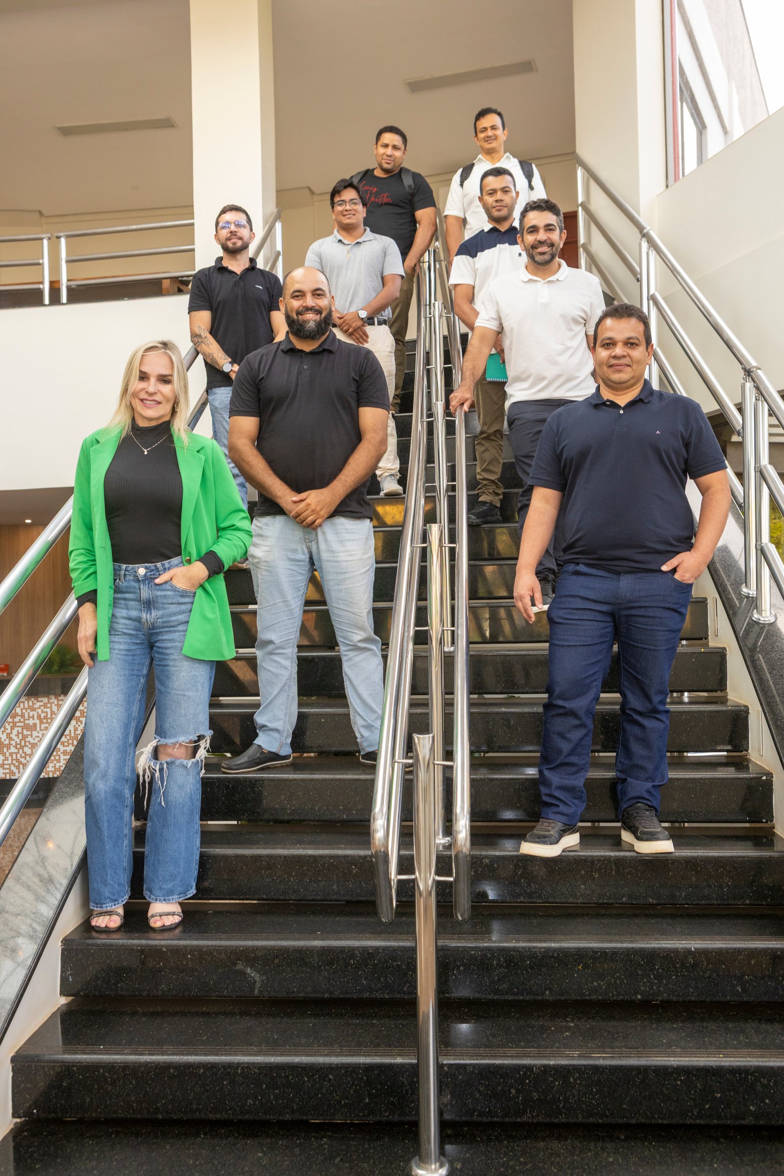 Turma de profissionais